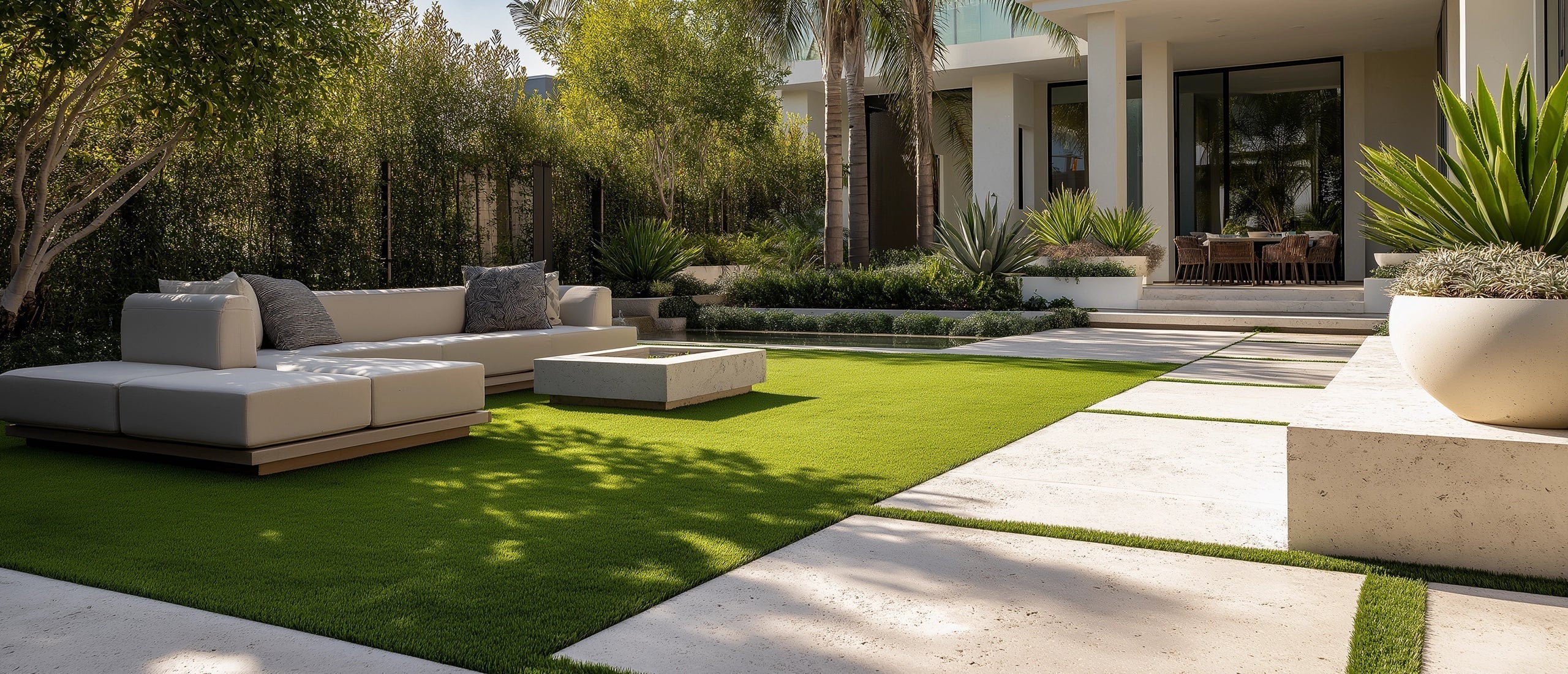 Artificial grass installation project in Euless, Texas